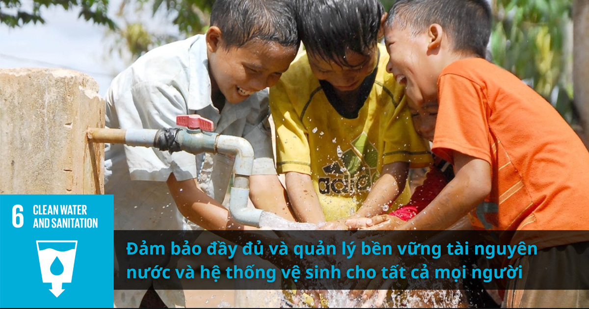 Mục tiêu 6: Nước sạch và vệ sinh - Clean water and sanitation