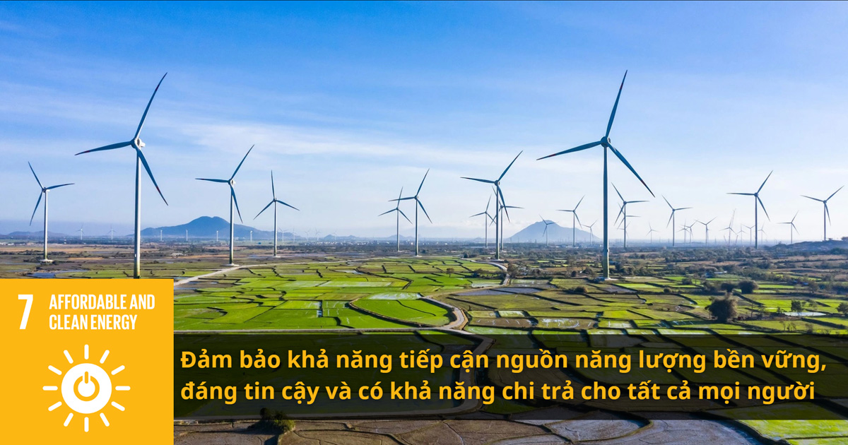 Mục tiêu 7: Năng lượng sạch với giá thành hợp lý - Affordable and clean energy