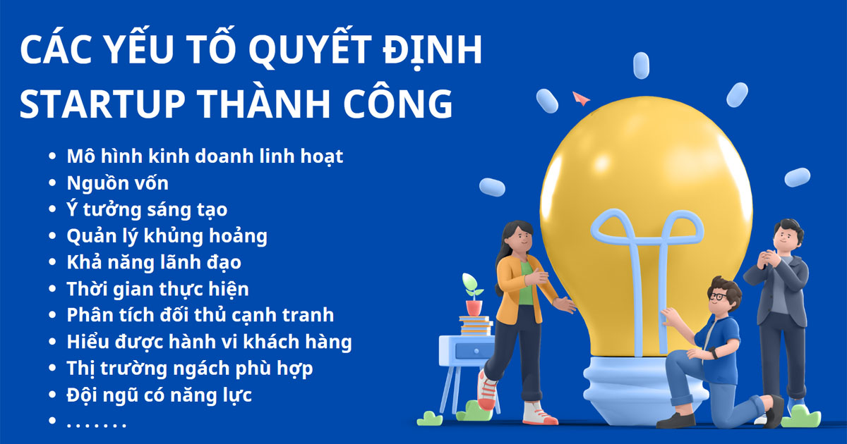 các yếu tố quyết định startup thành công