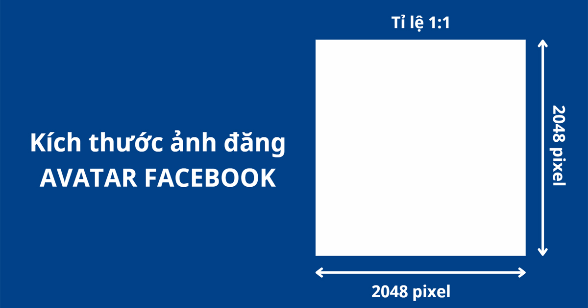 kích thước avatar đăng facebook